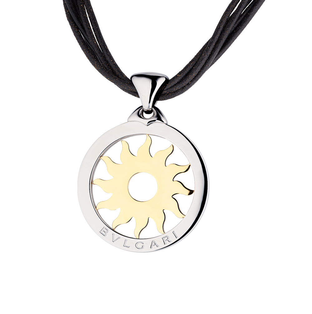 Подвеска Bvlgari Tondo Steel & Yellow Gold Sun(23043) №3