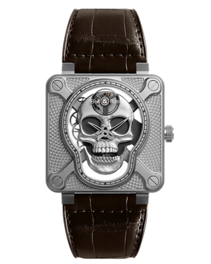 Швейцарские часы Bell & Ross Laughing Skull BR01-SKULL-SK-ST(52665) №2