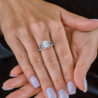 Кольцо Ralfdiamonds 5,01 ct L/SI1 Round Diamond White Gold RDR(13010) №4