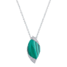 Подвеска UTOPIA Selene Malachite & Diamonds White Gold KSP2BBMSP01(35962) №1