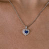 Подвеска No name 1,44 ct Vivid Blue Madagascar(53051) №3