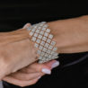 Браслет Maximilian Piece Unique 19,72 ct. Round Diamonds & White Gold(43781) №2