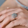 Кольцо Cartier White Gold Diamant Legers(41557) №2