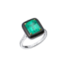 Кольцо No name 3,34 ct Natural Emerald & Diamonds PIECE UNIQUE(49684) №1