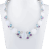 Колье Oro Vitchenza Jewellery Louna Stone & Diamonds & Multigemstone & White Gold(37197) №2