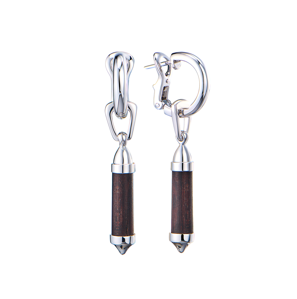 Серьги Chaumet White Gold Wooden Bullet(53282) №4