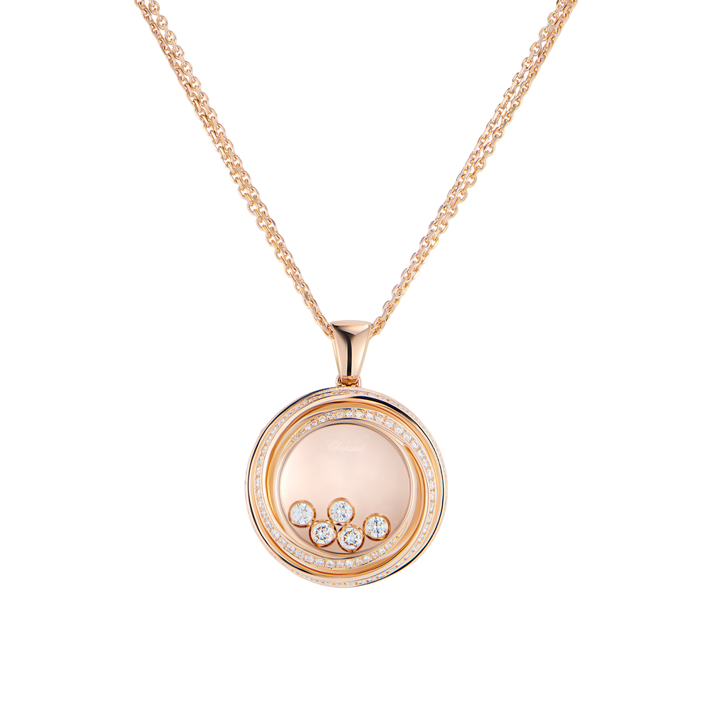Подвеска Chopard Happy Emotions Rose Gold & Diamonds 799218-5001(50757) №5