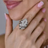 Кольцо No name 3,55 ct Round & Marquise Diamonds & 0,40 Black Diamonds & White Gold(49754) №2