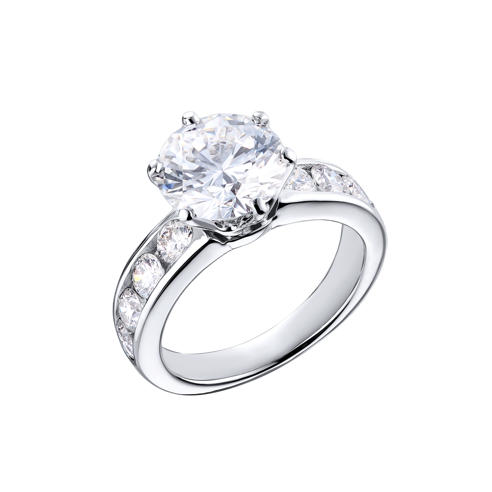 Кольцо Tiffany & Co Round Brilliant 2,29 ct D/IF Platinum(41442) №3