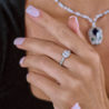 Кольцо GIA 2,05 ct F/VVS1 Square Cut Diamond(31858) №5