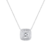 Подвеска GIA 2,02 ct H/VS1 Cushion Cut Diamond & White Gold(35954) №1
