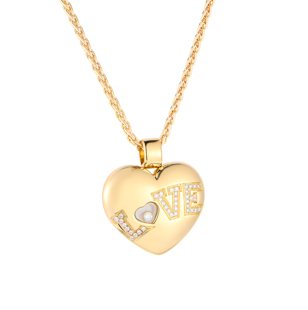 Подвеска Chopard Happy Diamonds Heart Yellow Gold 79/2899(53270) №4