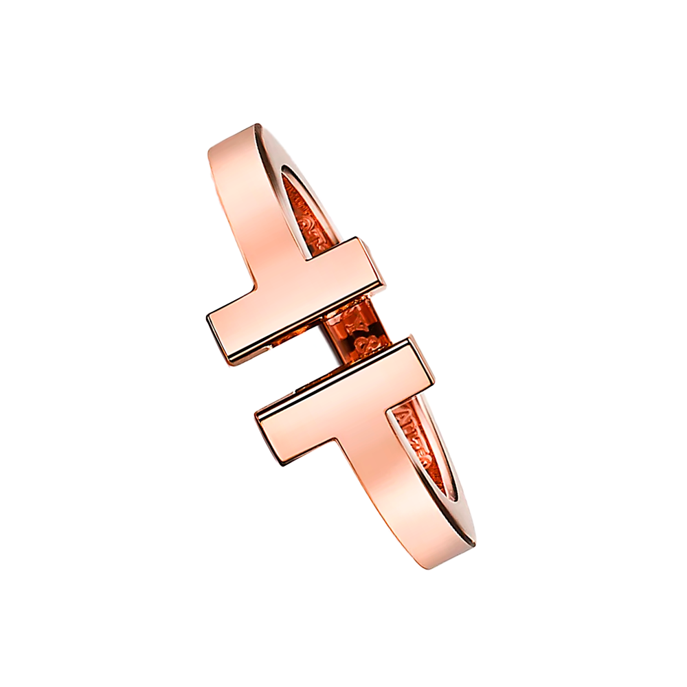 Кольцо Tiffany & Co T Square in Rose Gold 60147395(52591) №2