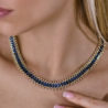 Комплект Vasily Konovalenko Diamonds & Sapphires Magnificent lady evening party set Piece Unique(49691) №5