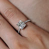 Кольцо No name с бриллиантом 3,17 ct K/SI1(52707) №3