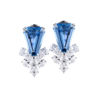 Серьги Harry Winston Aquamarine & Diamonds in Platinum(29933) №1