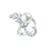 Комплект Stefan Hafner White Pearl Saltwater 9-11mm & 17.65 ct Marquise & Round cut Diamonds(50241) №9