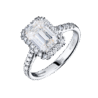Кольцо Ralfdiamonds 2,05 ct H/VS1 Emerald Cut RDR(12764) №1