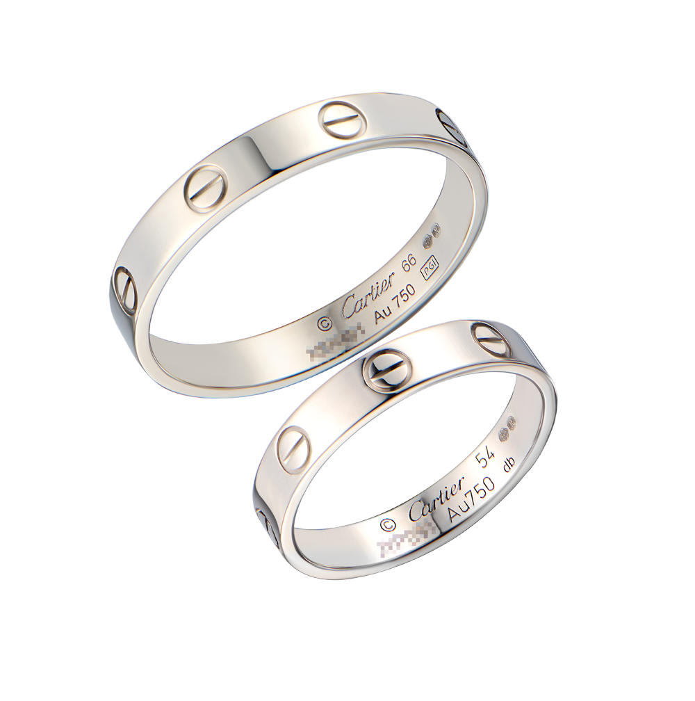 Кольцо Cartier Love Small Model White Gold (SIZE 54 / 66) CRB4085100(54108) №2