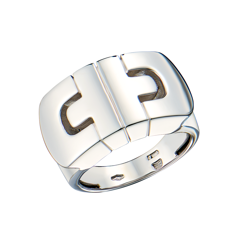 Кольцо Bvlgari Parentesi White Gold Large (Size 54)(54388) №2