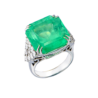 Кольцо No name COLOMBIA EMERALD 32,00 ct Intense Green/SI2(54430) №1
