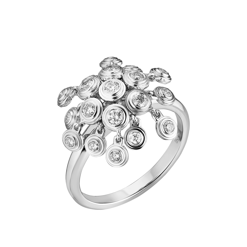 Кольцо Cartier White Gold Diamant Legers(41557) №4