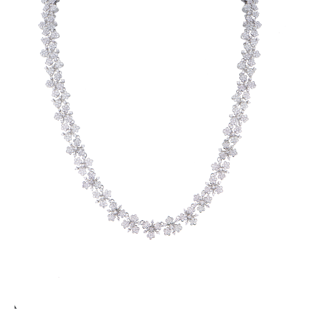 Колье Pasquale Bruni Рrаtо Fiorito White Gold & Diamond(54516) №4