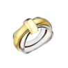 Кольцо Pomellato Together Two-Tone Three Movable Band(54398) №1