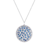 Подвеска Tiffany & Co Cobblestone Sapphire & Diamond in Platinum(54115) №1
