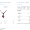 Колье No name 27.0 ct Natutal Red Ruby & Black & White Diamonds(25474) №2
