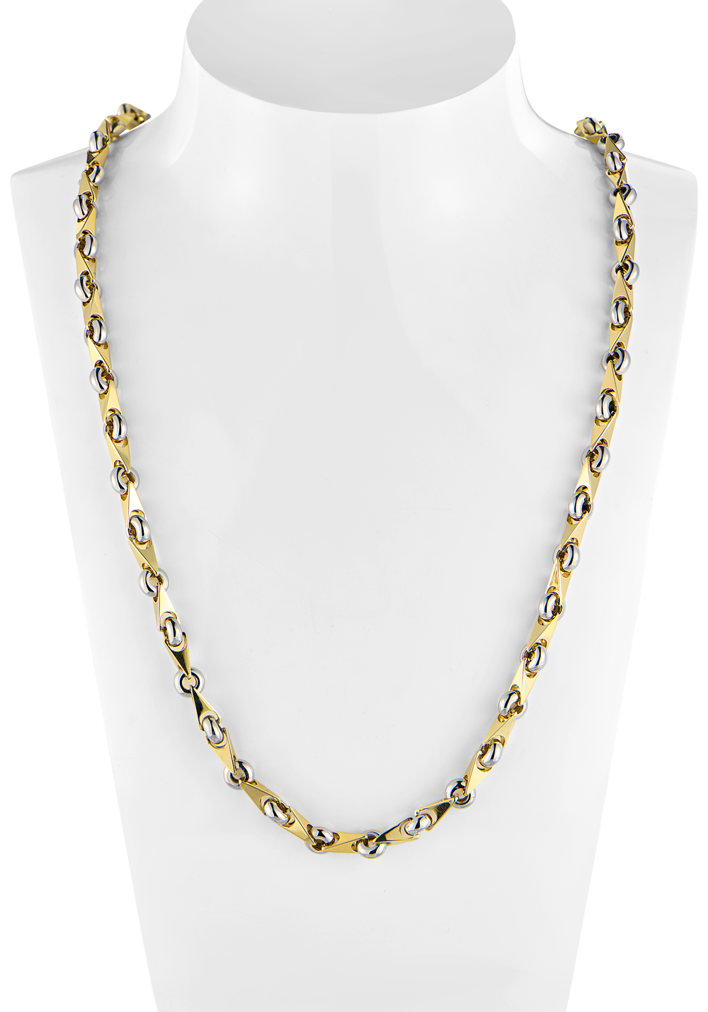 Колье No name White & Yellow Gold 14K Necklace(52745) №4