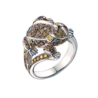 Кольцо Paolo Piovan Fancy Diamonds White Gold Frog(56101) №1