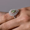 Кольцо Ralfdiamonds 2,01 ct Fancy Brownish Greenish Yellow/SI1 & White Multishape Cut Diamonds RDR(49000) №3