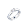 Кольцо No name 0,35 ct E/VS2 Round Cut Diamond & White Gold(50087) №1