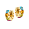 Серьги No name Multigemstone & Yellow Gold(46756) №1