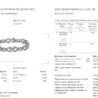 Браслет No name 3,58 ct Round & Baguette Cut Diamonds & White Gold(34170) №2