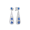 Серьги Damiani REGINA CLEOPATRA Diamond & Sapphire(49701) №1