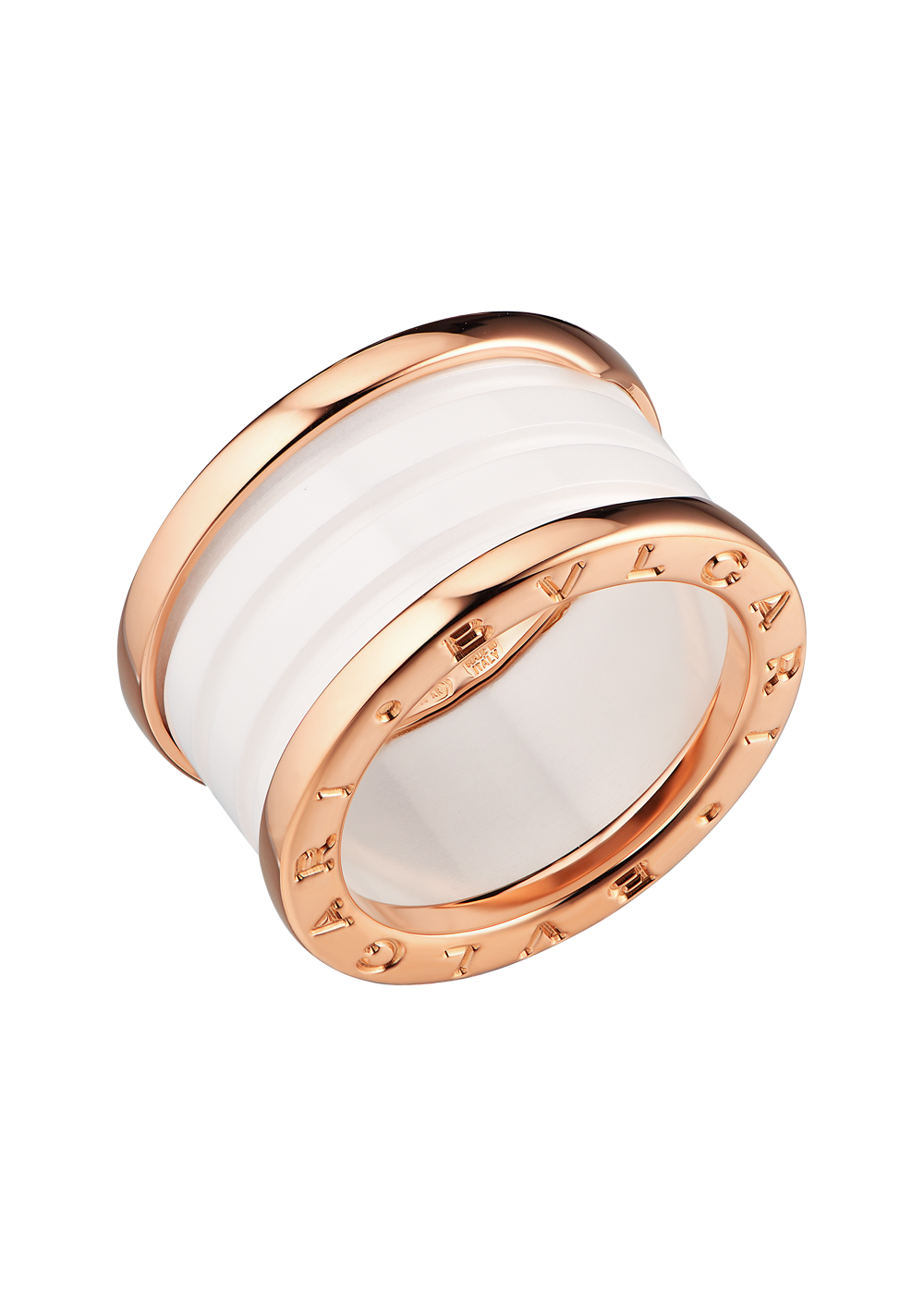 Кольцо Bvlgari B.Zero1 White Ceramic Four-Band 345830(25530) №4