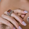 Кольцо Virtuti Jewellery Dream Collection Morganite & Diamonds(51631) №3