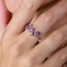 Кольцо Cartier Meli Melo Pink Sapphire & Diamonds Platinum(42746) №2