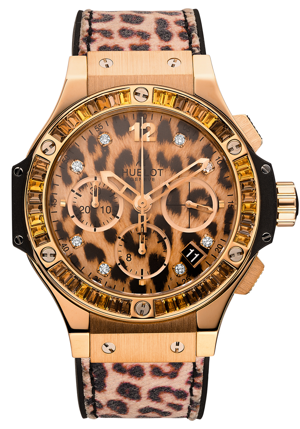 Швейцарские часы Hublot Big Bang Leopard Gold Limited Edition 341.PX.7610.NR.1976(53667) №2