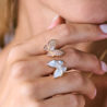 Кольцо Van Cleef & Arpels Two Butterfly Between the Finger Ring VCARO7AL00(42361) №2