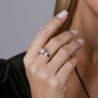 Кольцо No name 2,06 сt F/VVS2 Round Cut Diamond МГУ(32353) №3