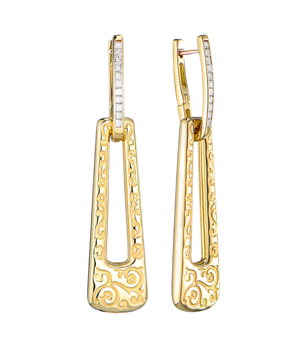 Серьги Carrera y Carrera CORDOBA Yellow Gold & Diamond 11865 010101(53955) №4