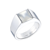 Кольцо Cartier Tank White Gold & Moonstone Square(54402) №1