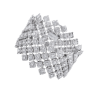 Браслет Maximilian Piece Unique 19,72 ct. Round Diamonds & White Gold(43781) №1