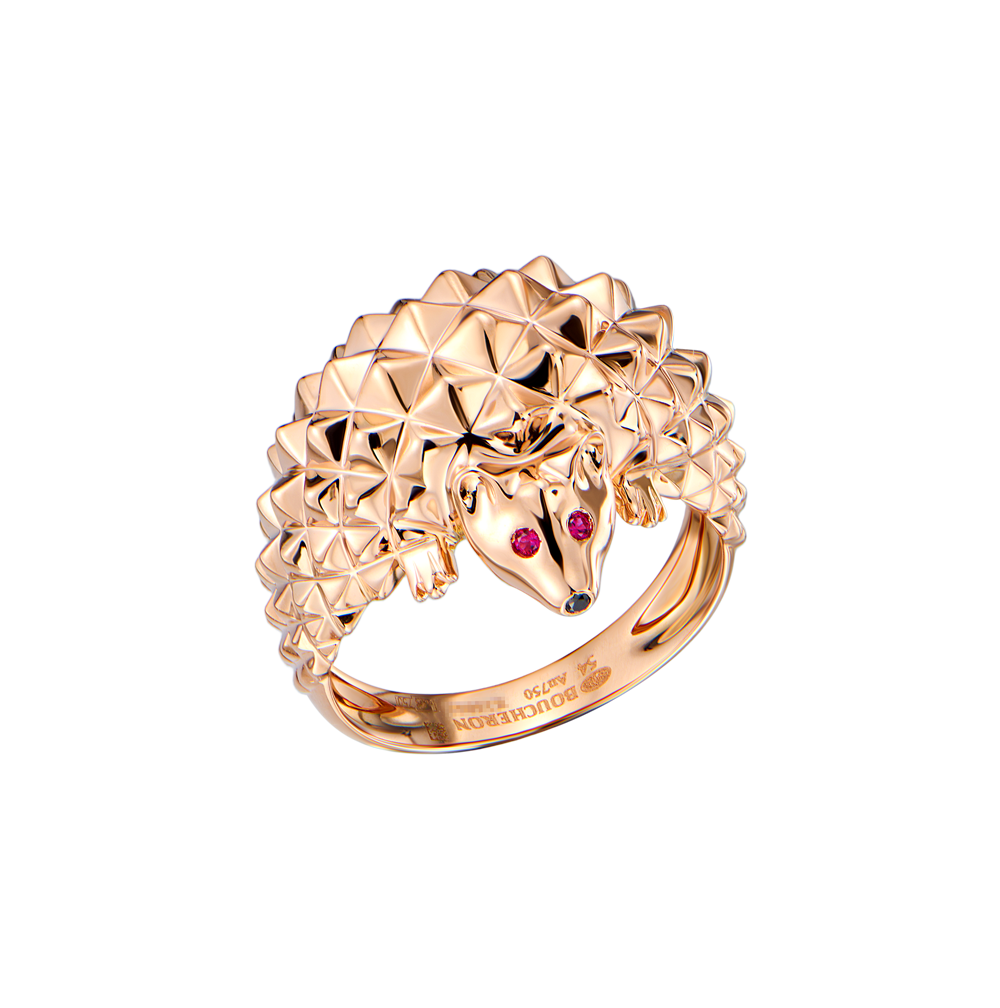 Кольцо Boucheron Hedgehog Animaux de Collection Pink Gold(54086) №5