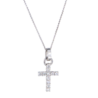 Крест No name 0,47 ct G/SI1 Round Cut Diamonds White Gold(51702) №1