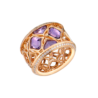 Кольцо Chopard Imperiale Lace Rose Gold & Amethyst & Diamonds 829564-5010(46773) №1