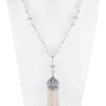 Колье Yanush Gioielli White Gold & Madagascar Sapphires & Sweetwater Pearl YN6126WSPW(42269) №1